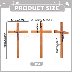 Displaydekorationen aus Holz und Legierung&nbsp;DJEW-WH0043-85