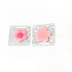 Blumen-transparente Taschenanhänger&nbsp;FIND-TAC0010-76