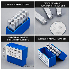 Eisen Metallstempel&nbsp;AJEW-BC0005-67B