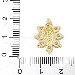 Colgante micropavé cubic zirconia de latón&nbsp;KK-P293-13G