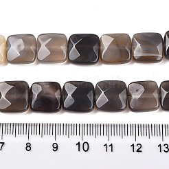Natürlichen graue Achat Perlen Stränge&nbsp;G-T138-163
