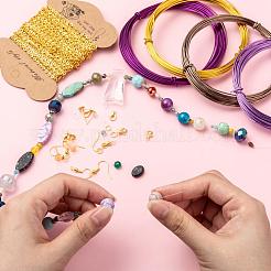 Kits de bijoux enveloppés de fil de bricolage 98 pièce&nbsp;DIY-X0294-14G