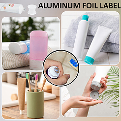 1122 Stück 8 Arten runde Aluminiumfolienaufkleber Versiegelungsetikett&nbsp;DIY-BC0016-83