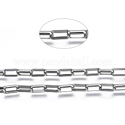 Catene a maglie rettangolari in acciaio inossidabile 304 anti-ossidazione&nbsp;CHS-T003-26C-P