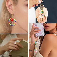 140 g de perles acryliques opaques&nbsp;OACR-SZ0001-58