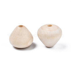 Perles européennes en bois naturel&nbsp;WOOD-S053-64