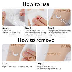 10 pieza de pegatinas de transferencia a prueba de agua&nbsp;DIY-SP0003-65B-04