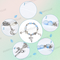 DIY-Kits zur Herstellung von Schleifen-Blumenarmbändern&nbsp;DIY-SC0029-55