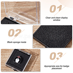 Aufbewahrungsbox für Abzeichen aus Kunststoff&nbsp;LS-CON-WH0086-121B