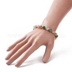 Stretch-Armbandsets aus gefärbten natürlichen Achatperlen&nbsp;BJEW-JB09180