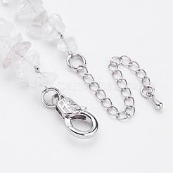 Pierres précieuses mixte colliers de chakra&nbsp;NJEW-JN01713