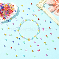 2400pcs 12 Farben transparente Acrylperlen&nbsp;TACR-YW0002-42
