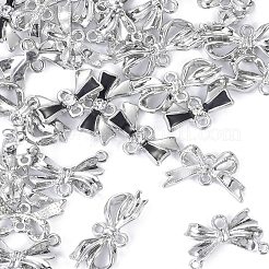 30 pz 5 stili lega cristallo strass bowknot connettori ciondoli&nbsp;FIND-TA0010-98