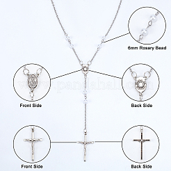 DIY Rosenkranz Armband Halskette Herstellungsset&nbsp;DIY-PH0009-85