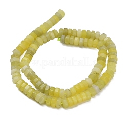 Natürliche Zitronen Jade Perlen Stränge&nbsp;G-G317-A14-3x6mm