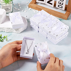 Boîtes d'emballage de bijoux en carton à motif à pois&nbsp;CON-TAC0011-04B-03
