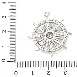 Pendentifs en laiton zircon cubique transparent&nbsp;KK-I476-06P