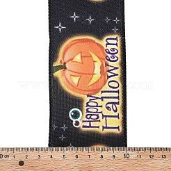 Ruban câblé en polyester imprimé Halloween de 5 mètre&nbsp;OCOR-K009-02B