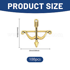 100 pièces pendentifs en alliage de style tibétain&nbsp;FIND-CA0010-59AG