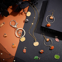 60 colgante de aleación de esmalte con temática otoñal&nbsp;ENAM-PH0001-90