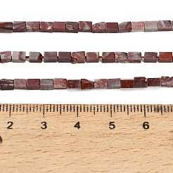 Natürliche rote Regenbogenjaspis-Perlenstränge&nbsp;GG-CBA2498-B01-01