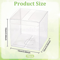 Boîte transparente pliable pour animaux de compagnie&nbsp;CON-WH0074-72E