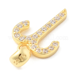 925 pendentifs en argent sterling avec micro pavé de zircone cubique transparent&nbsp;STER-Z012-06G-07