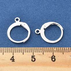 304 Edelstahl-Ohrring-Beschläge mit Klappverschluss&nbsp;STAS-D448-041S