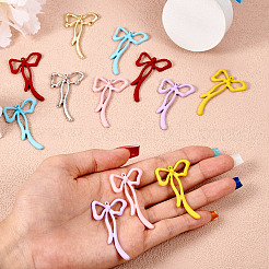 14pcs 7 Farben sprühlackierte Legierungsanhänger&nbsp;FIND-TA0004-71