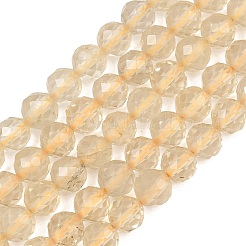 Colliers de perles en quartz citron naturel (chauffé)&nbsp;GG-NH0007-A01-01