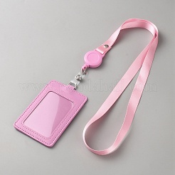 Porte-carte d'identité en similicuir avec fenêtre transparente&nbsp;AJEW-WH0481-48E