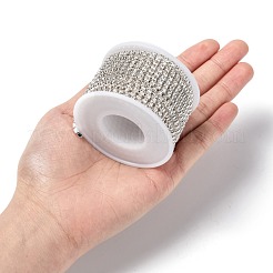 Chaînes en laiton avec strass&nbsp;CHC-T001-SS12-01S