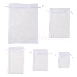 5 Geschenktüten aus Organza mit Kordelzug&nbsp;OP-LS0001-01B