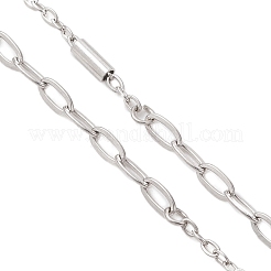 Armbandherstellung aus Säulengliederketten aus Edelstahl 304&nbsp;AJEW-JB01518