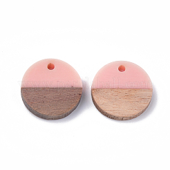 Pendentifs en résine & en bois&nbsp;X-RESI-S358-02C-07