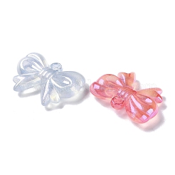 Pendenti acrilici trasparenti con placcatura iridescente arcobaleno luminoso&nbsp;PACR-C007-01