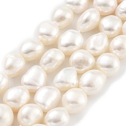 Brins de perles de culture d'eau douce naturelles&nbsp;PEAR-P062-31D