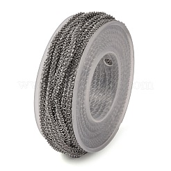 Catene di cavolfiore scintillanti in acciaio inossidabile 304 fatte a mano e resistenti all'ossidazione&nbsp;CHS-L026-03C-P