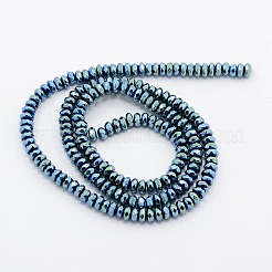 Grado A Placchi non magnetici perle ematite sintetico fili&nbsp;G-N0014-4x2mm-01