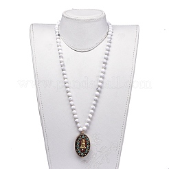 Buddhistischen Schmuck&nbsp;NJEW-JN02656-02