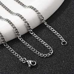Collane a catena in acciaio inossidabile 304 anti-ossidazione&nbsp;X-NJEW-H492-01P