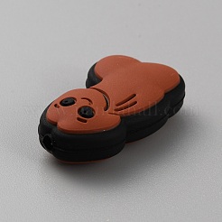 Fokalperlen aus umweltfreundlichem Silikon in Lebensmittelqualität für kleine Puppen&nbsp;SIL-WH0017-005B