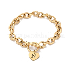 Bracelets à breloques en acier inoxydable 304 doré&nbsp;NJEW-K284-01G-N