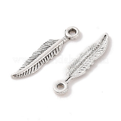 Stile tibetano ciondoli in lega di piuma&nbsp;TIBEP-24166-AS-RS