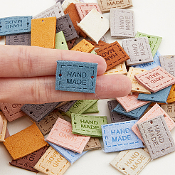 150 Stück Etiketten aus Mikrofaser in 15 Farben.&nbsp;PATC-HY0001-10