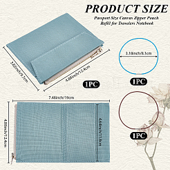 1 sac de rangement rectangulaire en toile&nbsp;ABAG-CP0001-31B