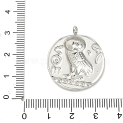 Pendentifs en forme de pièces en acier inoxydable 304&nbsp;STAS-K252-19P