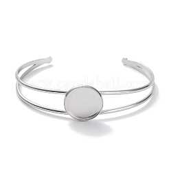 Anlaufgeschützte Fassungen für Armbänder aus Edelstahl 304&nbsp;BJEW-B090-03B-P