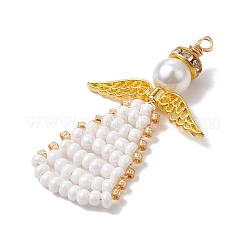 Pendenti con perline di vetro&nbsp;PALLOY-MZ00380-02