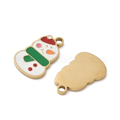 Weihnachten 304 Edelstahl Emaille Anhänger&nbsp;STAS-Z093-08V-G